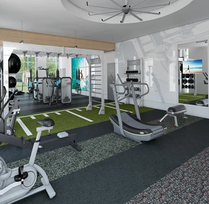 Home Gym Flooring in Dubai